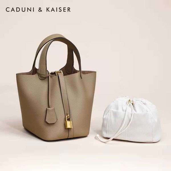 

wholesale designer h ermes totes handbags leather vegetable basket womens bag cowhide bridal wedding portable water bucket sing