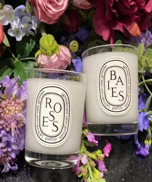 

solid perfume famous fragrance scented candle baies figuier roses mimosa 190g sealed gift box 65oz fast delivery5044345