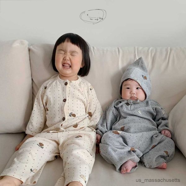 

family matching outfits family matching outfits cute pear print infant rompers family look r230811, Blue
