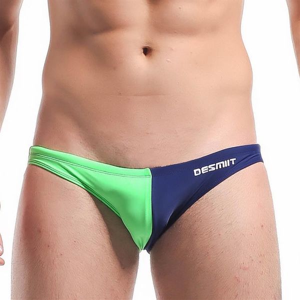 

whole-mens summer swimming briefs brand mens swimsuit patchwork design swim brief jockstrap male swimwear bikini men gift236g