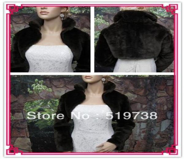 

faux fur fabric white black wedding shawls wraps bridal cape wedding7010215