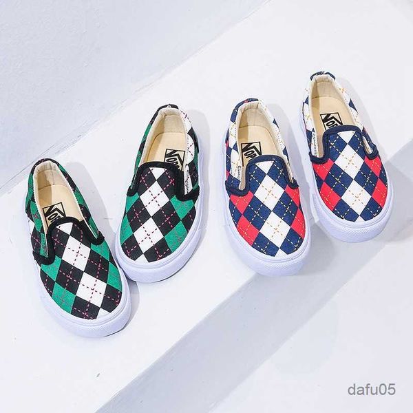 

sneakers boys and girls children's canvas shoes 2023 spring trend soft sole shoes r230811, Black;red