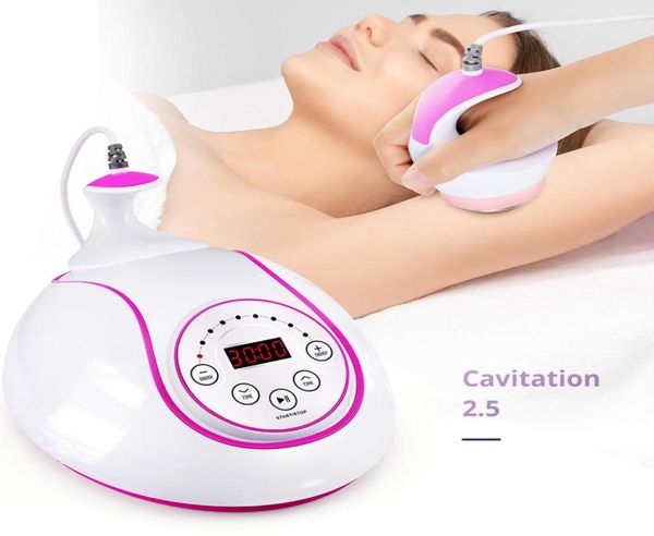 

mini ultrasonic cavitation vibration 60k new updated body fat burner anti cellulite slimming machine skin tone lifting5552675, Black;white