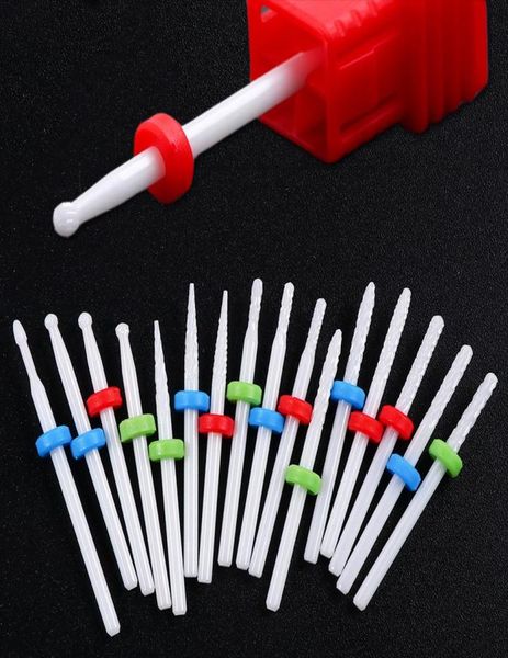 

1pcs ceramics milling cutter small ball nail drill bit ceramic burrs manicure dead skin cleaning bit nail art tools9210685