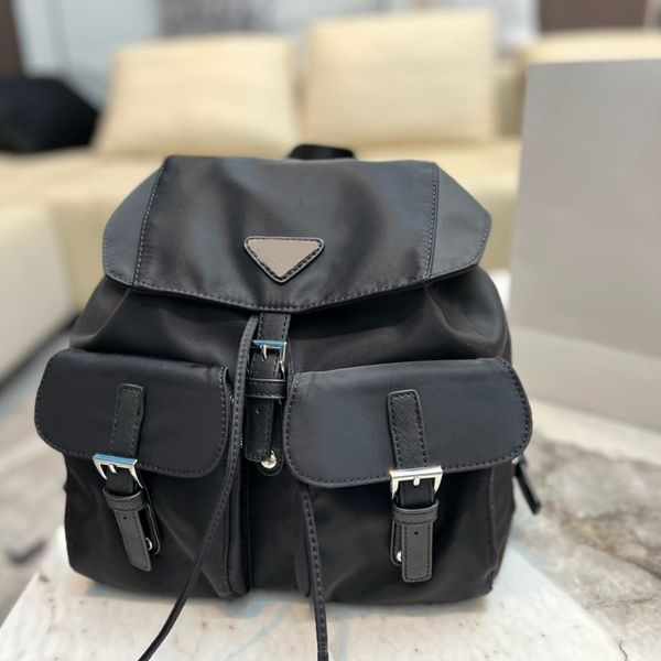 

designer bag small re-nylon backpack tote women backpack black no25