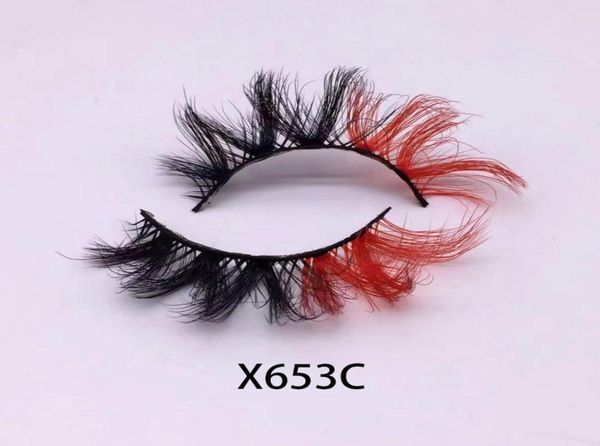 

3d faux mink lashes color false eyelashes thick and exaggerated eyelash personality fake lashes beauty eye lash extension5332680