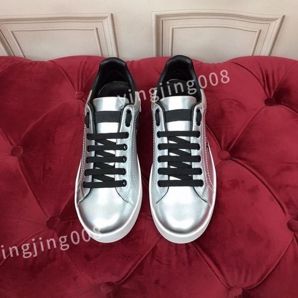 

luxury designer casual shoes white black fashion mens leather breathable shoe open low sports sneakers hc210801