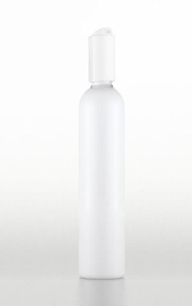 

50pcs 100ml empty plastic lotion white bottles white disc cap liquid soap travel size diy spa container shampoo1286312