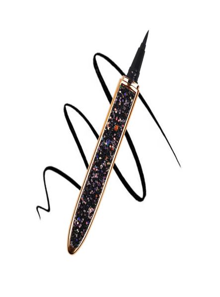 

waterproof strong selfadhesive eyeliner pen bling bling diamond makeup for magic false mink eyelashes no need glue to wear liquid3604580