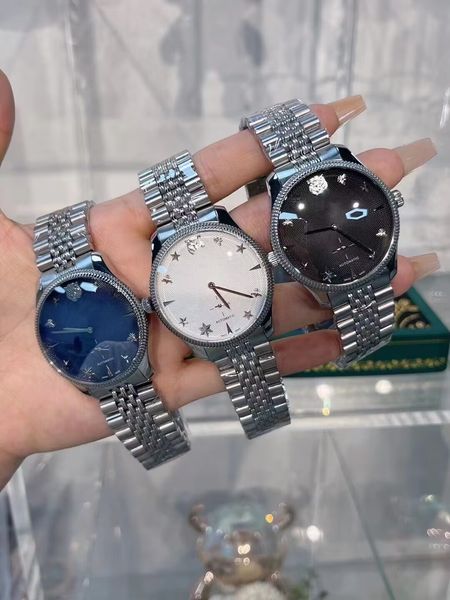 

2023 luxury stainless steel strap classic fashion automatic mechanical movement wristwatch 41mm waterproof lover's christmas gift, Black;brown