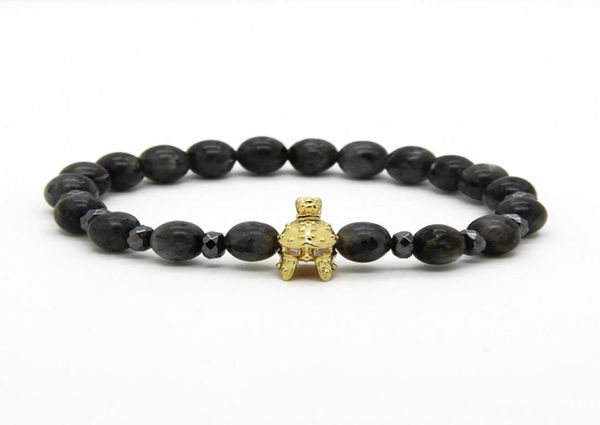 

men s charm bracelets 10pcslot 8mm natural flash stone with new roman warrior helmet micro paved cz beads spartan bracelets7798579, Golden;silver