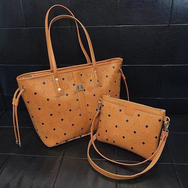 

mc 100% tote bag womens large designer cross shopping bags leather shoulder handbag practical capacity travel work luxury fashion totes 300