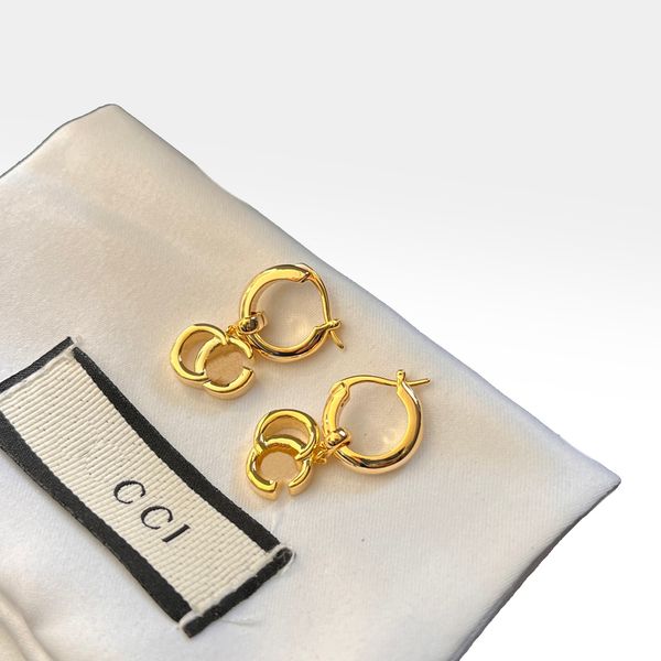 

18k gold plated designer ear stud earrings brand designers geometry letters fashion women earring wedding party jewerlry classic style er027, Golden;silver
