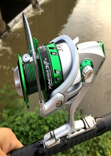 

fishing reel 10007000 series 12bb bearing balls spinning metal spool saltwater fishing wheel gl 551 fish reel tackles9931554