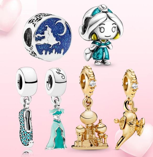 

new 925 sterling silver jewelry charm latin princess dress charm for original diy charm bracelet women fashion jewelry6451204, Bronze;silver