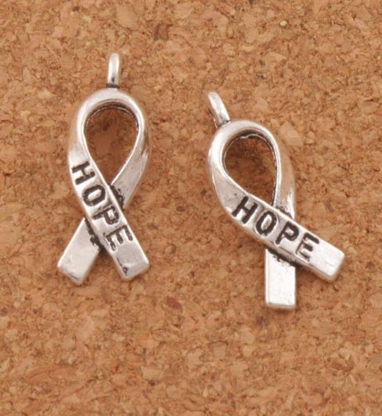 

awareness hope ribbon metal alloy charms 150pcslot 77x186mm tibetan silver pendants fashion fit bracelets necklace earrings l085261967, Bronze;silver