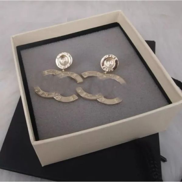 

designer earring smooth in 18k gold plated words shape for women wedding jewelry, Golden;silver