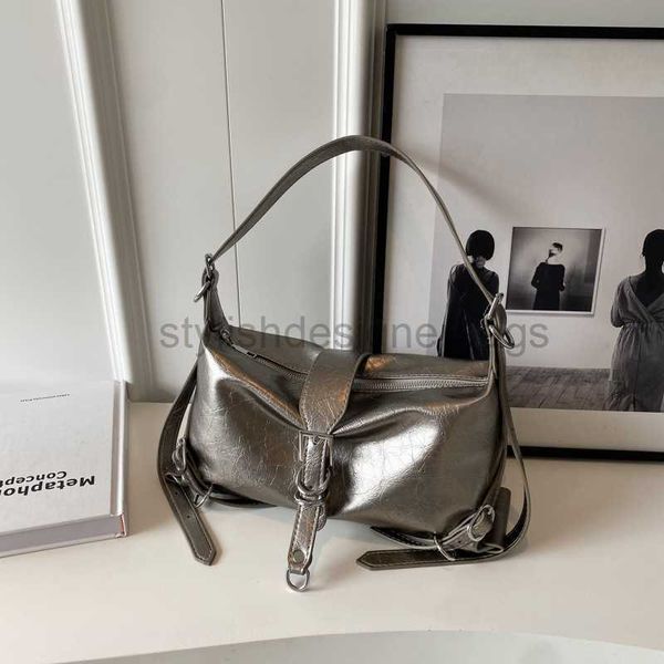 

shoulder bags new niche texture women's bag for early autumn 2023 new spicy girl underarm bag for niche one shoulder underarm bagstylis