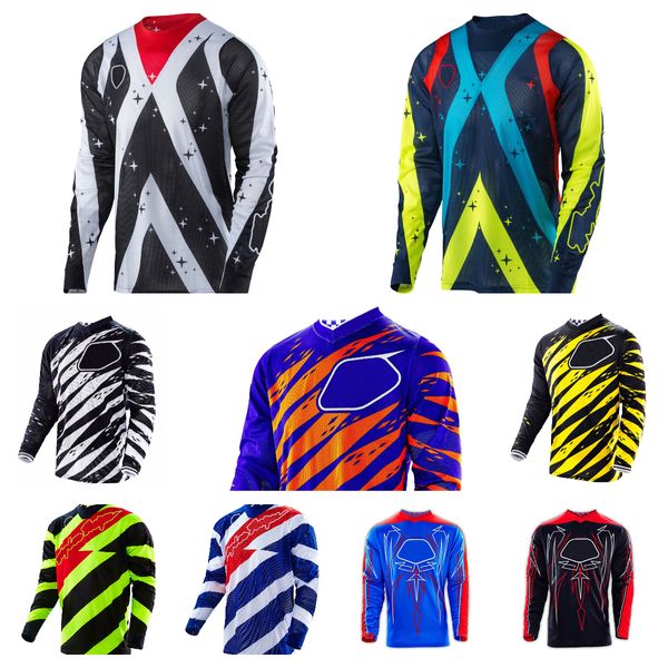 

motorcycle t-shirt men's long-sleeved quick surrender suit casual breathable large size t-shirt quick-drying motorcycle suit