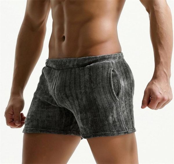 

new men039s corduroy shorts casual vintage breathable home and outdoor stripe with soft elastic waist wide 2103061552566, White;black
