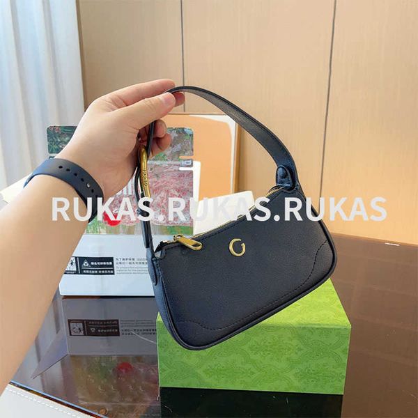 

fashion new bag women's single shoulder underarm bag g leather senior sense crescent bag all fashion women bag baguette bag