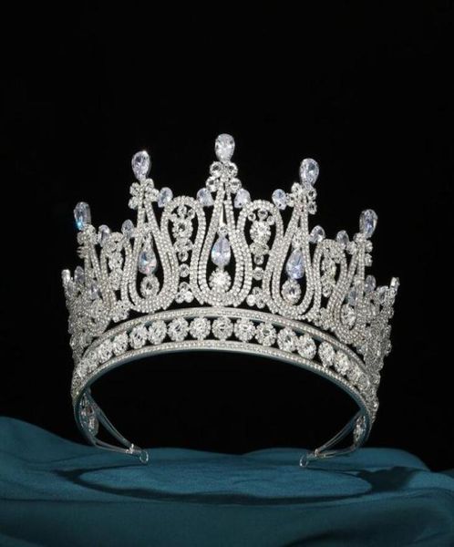 

jewelrypageant crowns miss beauty usa high quanlity rhinestone tiaras bridal wedding hair jewelry aessories adjustable headband mo5028638, White;golden