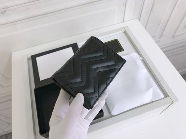 

luxury designer wallets mens women ophidia cion purses fashionable marmont short card holders high-quality double letter clutch bags 492a, Red;black