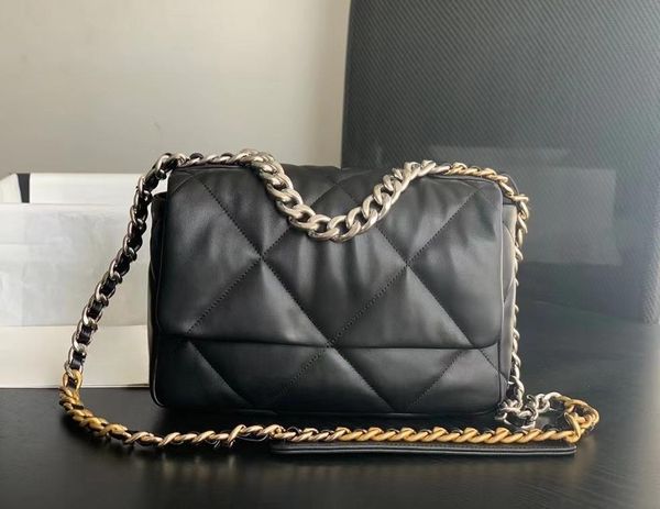 

maxi 19bag luxury designer bag hardware chain handle shoulder bag customized version sold non return crossbody designer bags large capacity