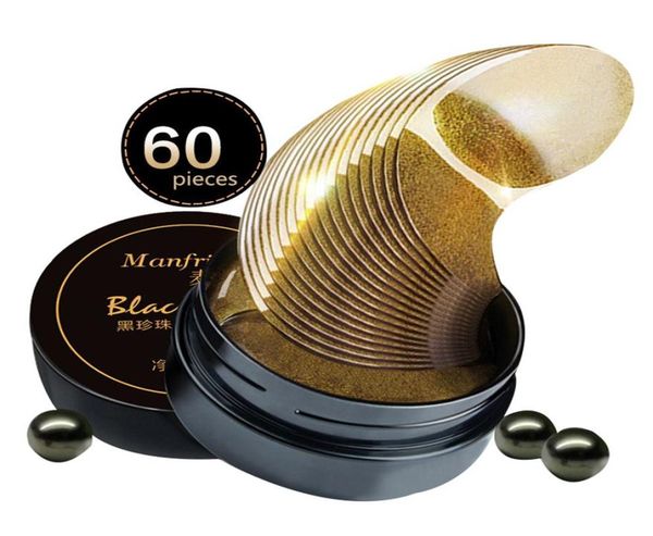 

korea black pearl collagen eye mask anti wrinkle sleeping eye patch dark circles remover gold gel care266q2930871