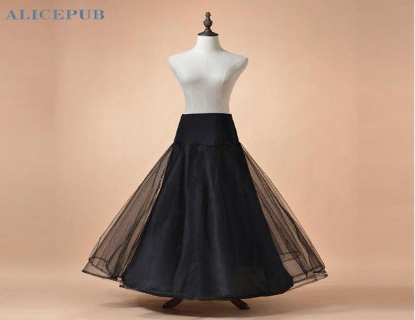 

whiteblack petticoat for aline dress wedding accessories underskirt for prom dress long crinoline plus size qc100008mbl4174158, White