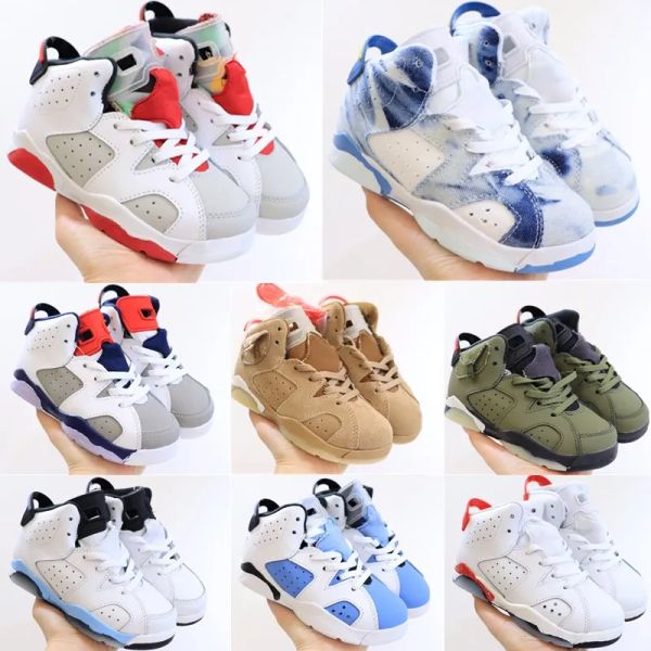 

toddlers unc 6 6s kids basketball shoes black red oreo toddler youth boys girls childrens midnight navy infants athletic outdoor sneakers si