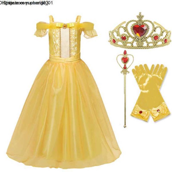 

kids clothing cosplay princess costume children fancy christening dresses purple navy yellow, White
