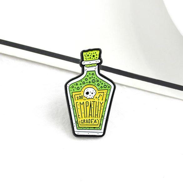 

magic medicine bottle brooch child cute fun brooch jewelry gift green backpack clothingquotempathy grade a quot7966012, Gray