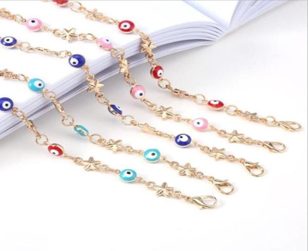 

charm bracelets jewelry drop delivery 2021 women ethnic turkey evil eye enamel bracelet cuff lucky amulet jewelry1 qpdhk26420142363485, Golden;silver