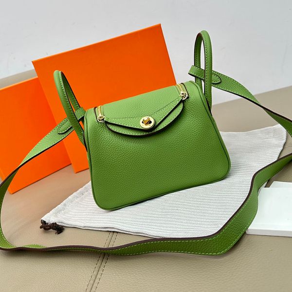 

mini bag luxury designer bags real leather tote bag shoulder handbag crossbody bag soft clemence cowhide totes dumpling purse gold hardware