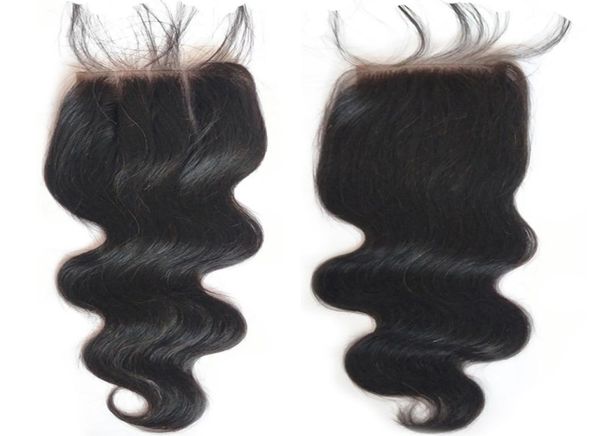 

malaysian peruvian indian brazilian virgin hair 44 lace closure body wave straight hair weaves closures human hair5239307, Black;brown
