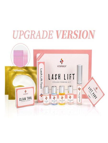 

upgrade version iconsign lash lift kit eyelashes perm set can do your logo cilia beauty makeup lashes lifting kit4210930