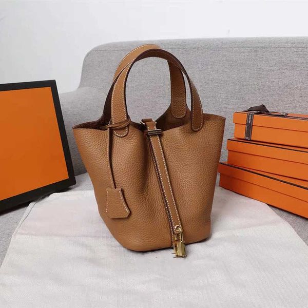

designer handbag luxurys totes bag women shoulder bags vegetable basket lady wallets genuine leather crossbody handbags purse 18 22cm