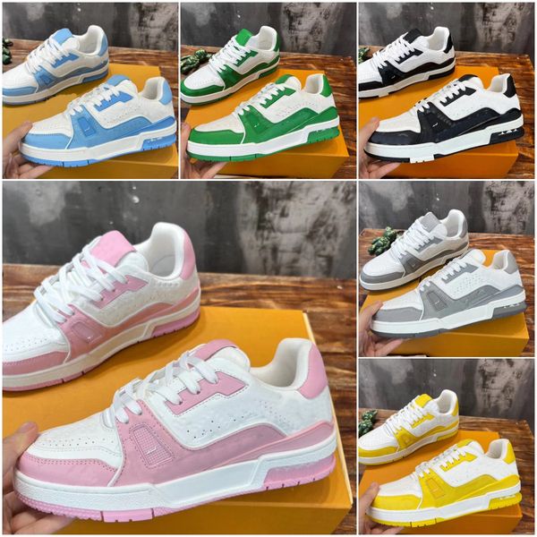 

trainer sneaker luxury designer men women skate sneaker classics 1854 leisure sports shoes fashion leather rubber high-quality outdoors shoe, Black