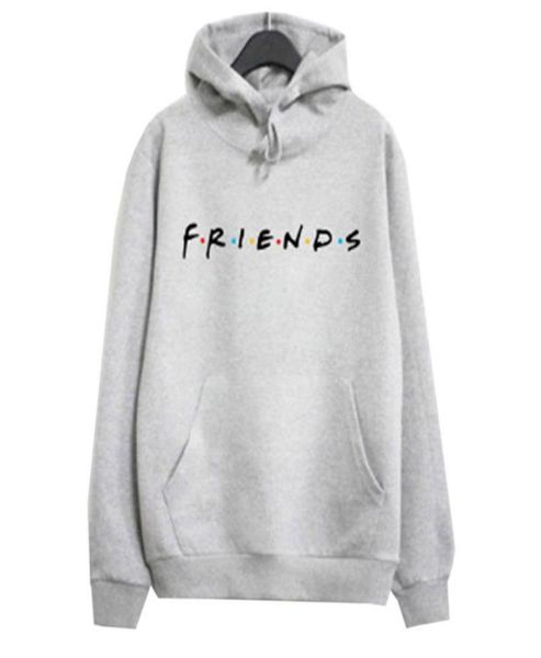 

friends sweatshirt couple hoodies jacket loose streetwear oversized suit mantle poleron hombre drop 9300067, Black