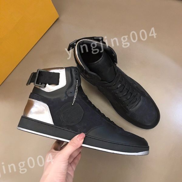 

2023 new luxury mens high basketball shoes womens dark low basketball sneaker outdoor sports sneakers university blue platform trainer rd081, Black