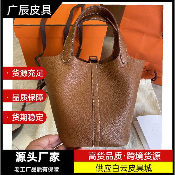 

original designer h ermes picotin lock tote bags for sale factory leather fully handmade wax thread correct version 2023 new vegetable bas w