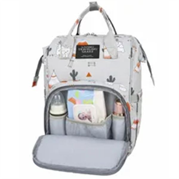 

baby diaper bag backpack mommy pregnant bag large capacity baby diaper package travel backpack mom breastfeeding stroller bag, Black