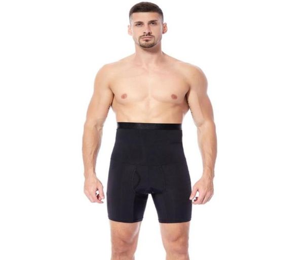 

men039s body shapers modeling tummy control abdomen underwear shorts men shaper seamless briefs fitness slimming boxer trainer 7848555, Black;brown