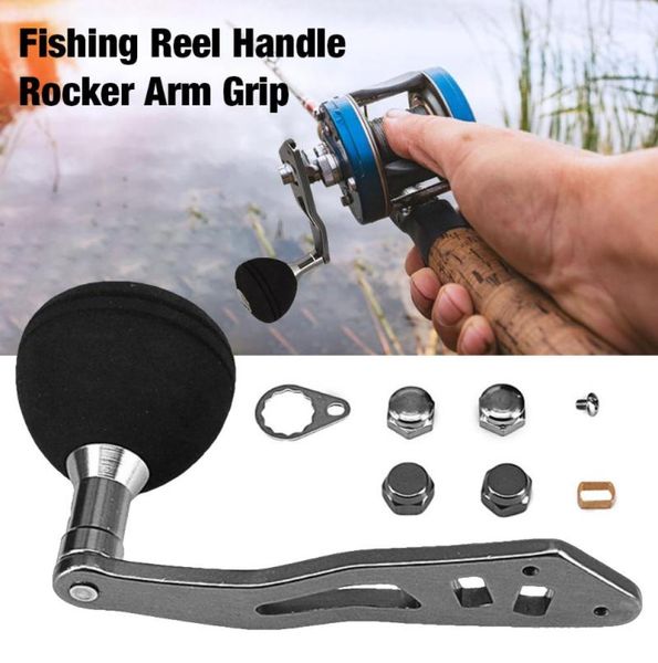

braid line fishing reel handlemetal knobs handle grip spinning rocker arm8478633