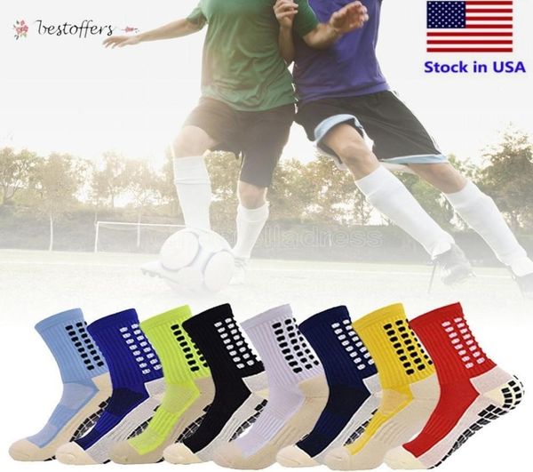 

men anti slip football socks athletic long socks absorbent sports grip socks for basketball soccer volleyball running bt097498778, Black