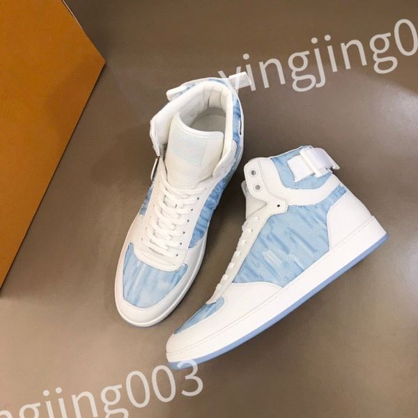 

2023 luxurys designer sneaker virgil trainer casual shoes calfskin leather white blue letter overlays platform low sneakers size 39-45 rd081, Black