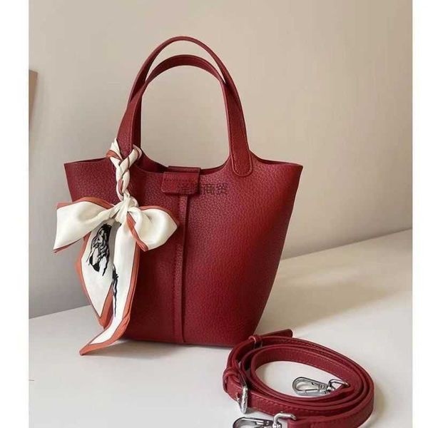 

picotin lock bags for women of brand h ermes wedding bag female bride crowd 2023 red new large capacity sense with real logo
