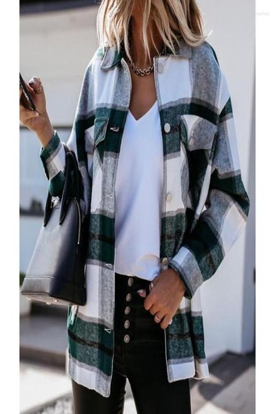 

men039s t shirts for women plaid long sleeve button up shirt collared and blouse autumn winter fashion loose casual black 5182417, White;black