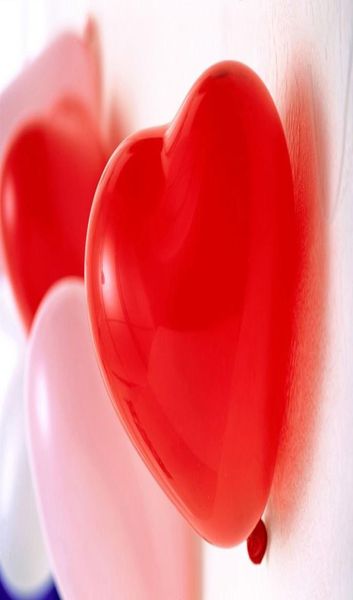 

300 pcs red heart latex balloons wedding party favors kid gift2008749